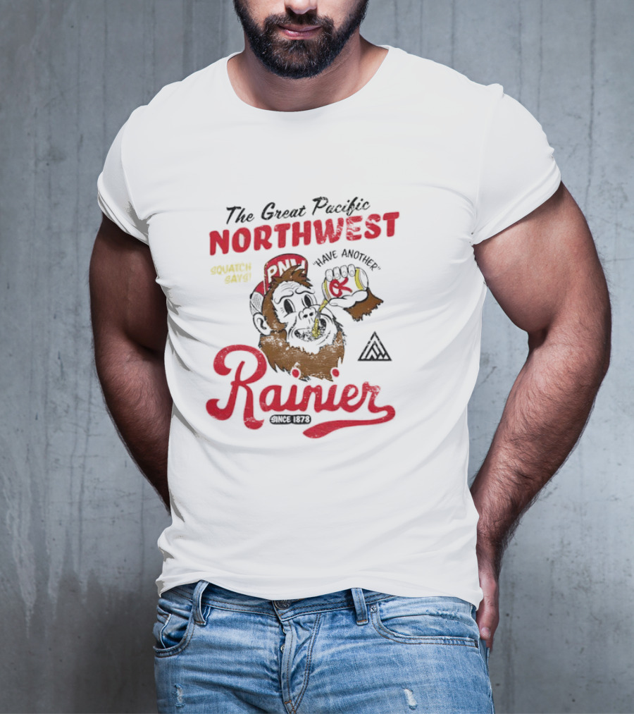 Rainier The Great Pacific Northwest Bear T-Shirt