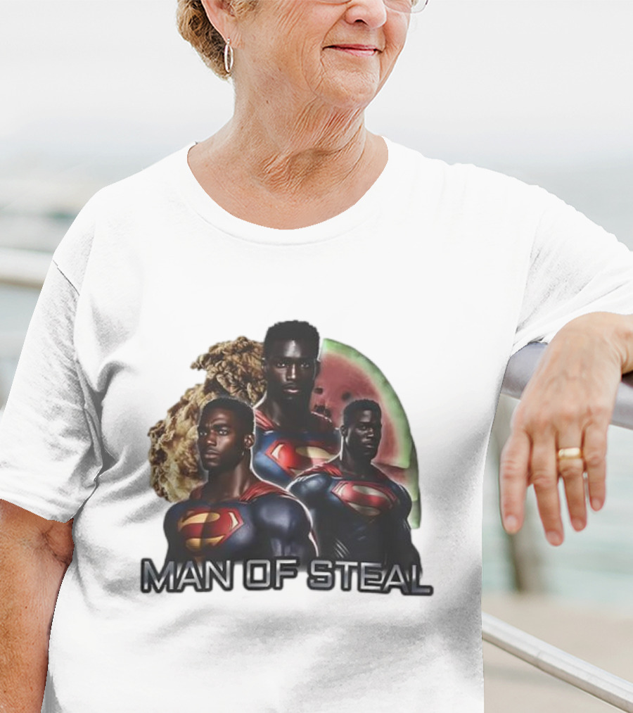Man Of Steal Superman Cookie Watermelon T-Shirt