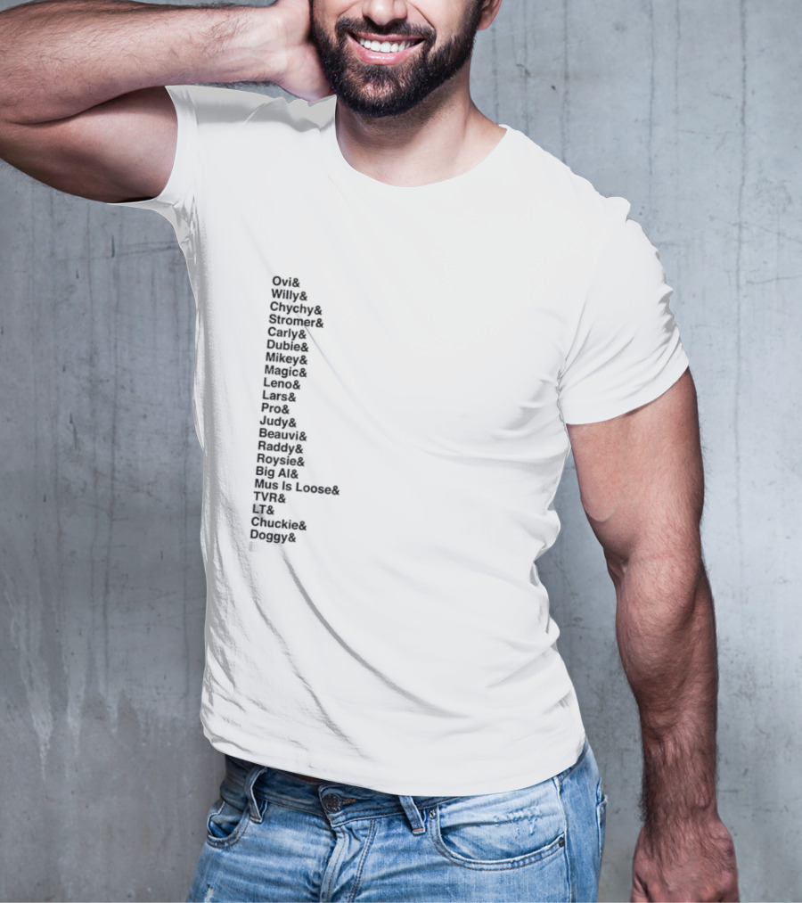 Washington Hockey Legends Team Players List The Babes T-Shirt