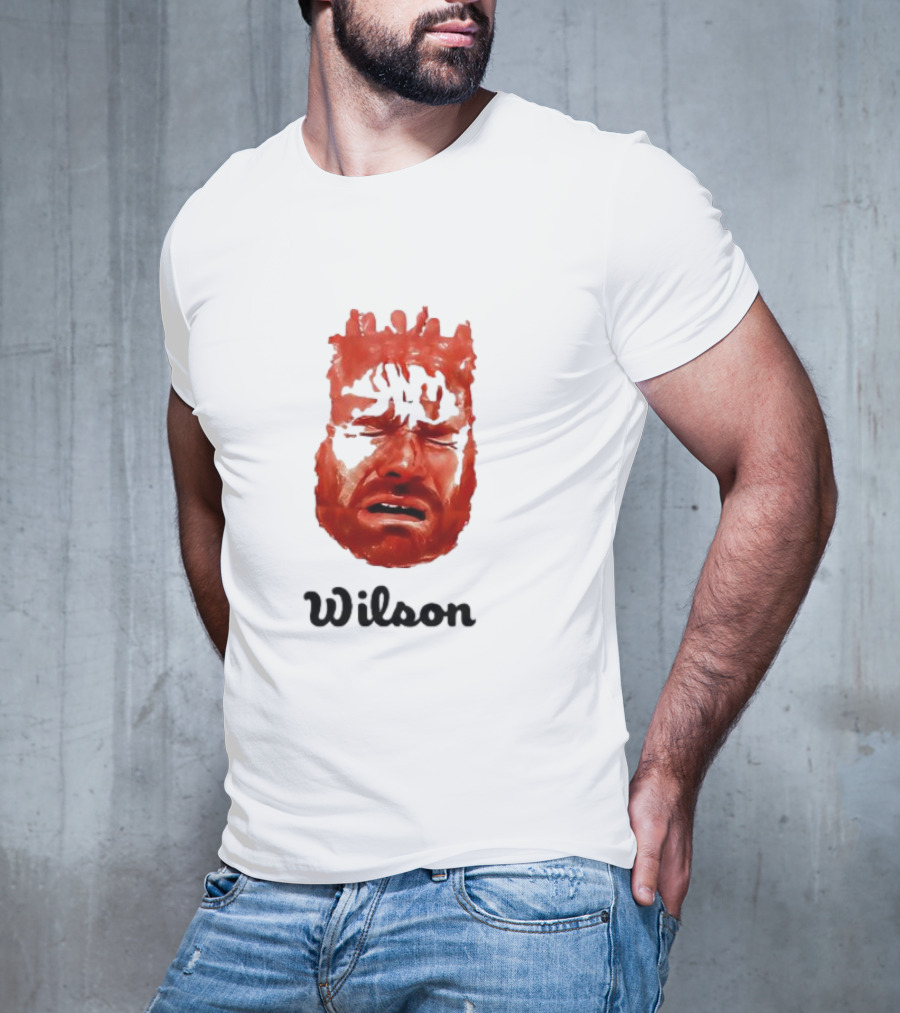 Wilson Tom Wilson Fake Crying Meme Red Face 2025 T-Shirt
