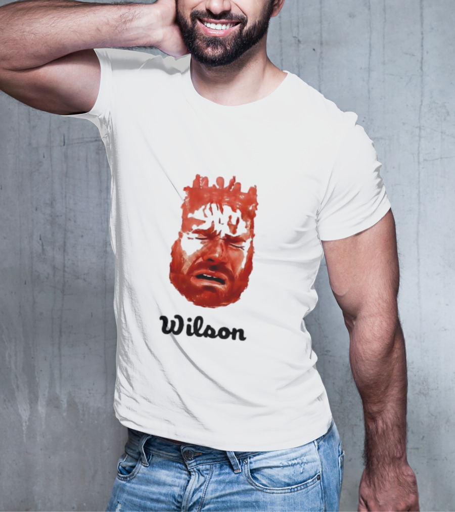 Wilson Tom Wilson Fake Crying Meme Red Face 2025 T-Shirt