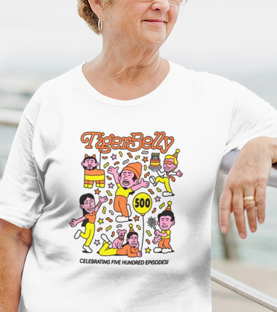 TigerBelly Celebrating 500 Episodes T-Shirt