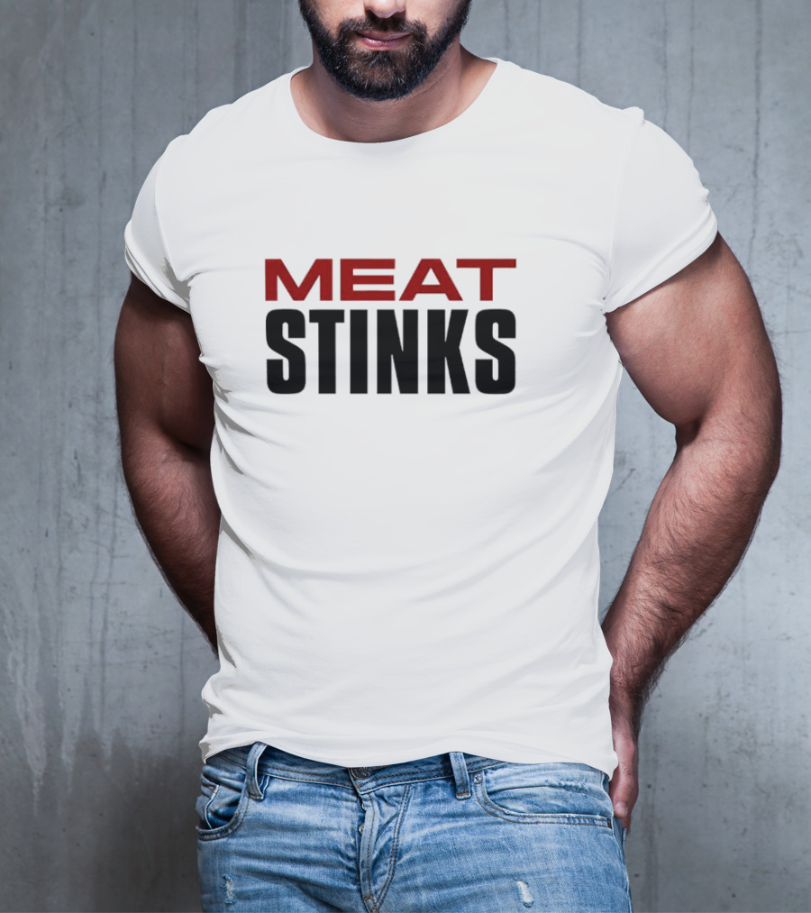The Conners Darlene Conner Meat Stinks Bold Red Lettering T-Shirt