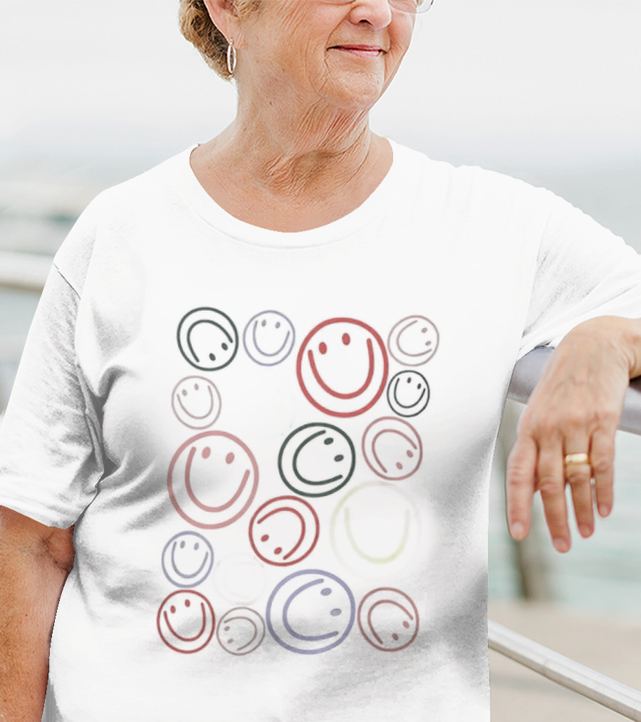 Thundermans Undercover Kombucha Multicolor Smiley Faces T-Shirt