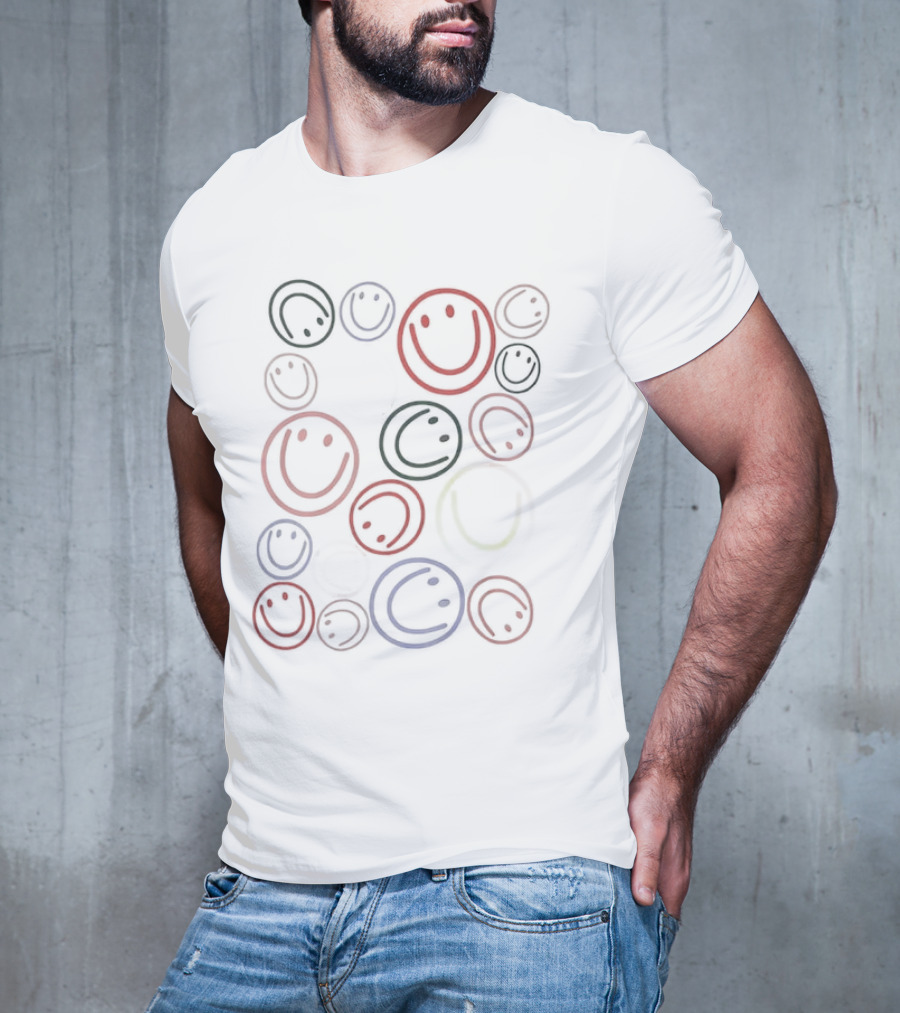 Thundermans Undercover Kombucha Multicolor Smiley Faces T-Shirt