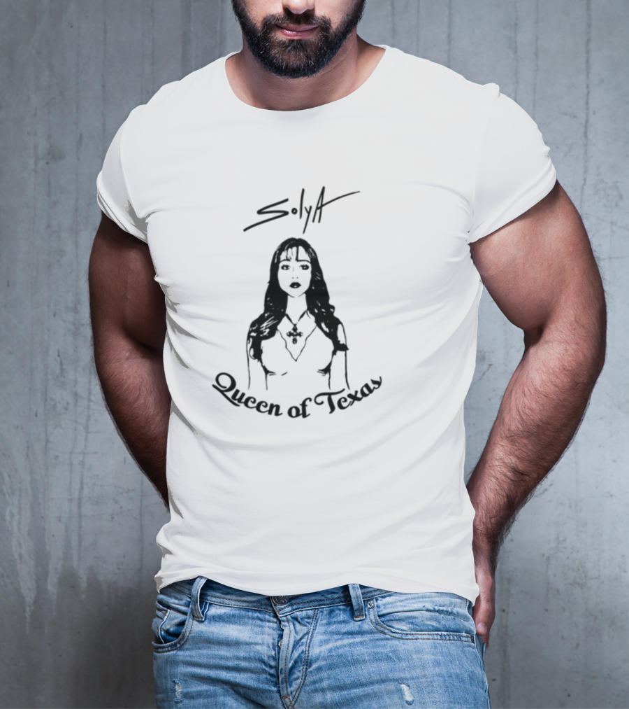 Solya Queen Of Texas With Cowgirl Hat And Southern Charm T-Shirt