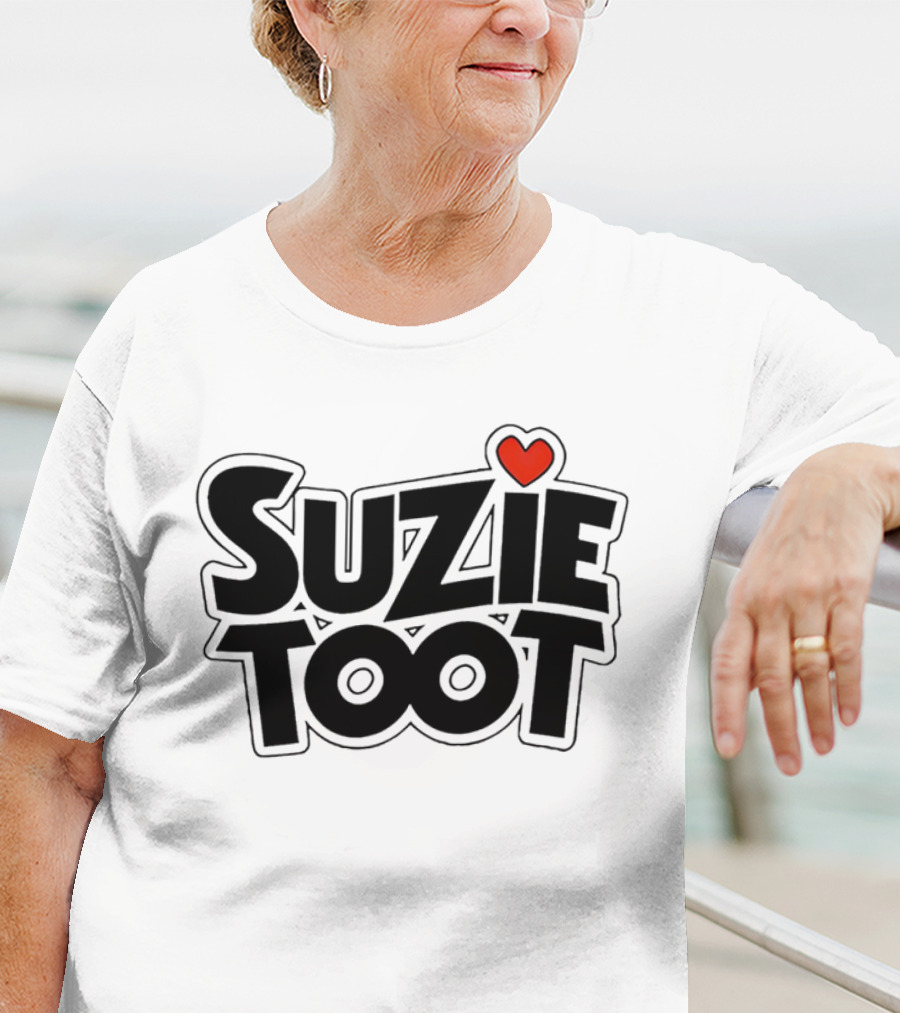 Suzie Toot Heart With Red Love Symbol T-Shirt