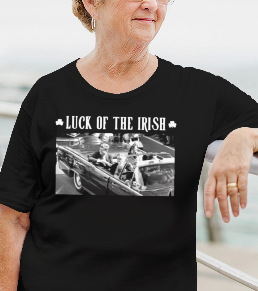 "Luck Of The Irish Jen Razavi Kennedy Car" T-Shirt