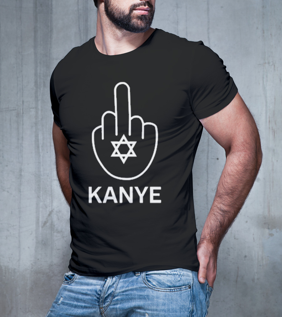 Kanye Middle Finger Star Of David 2025 T-Shirt
