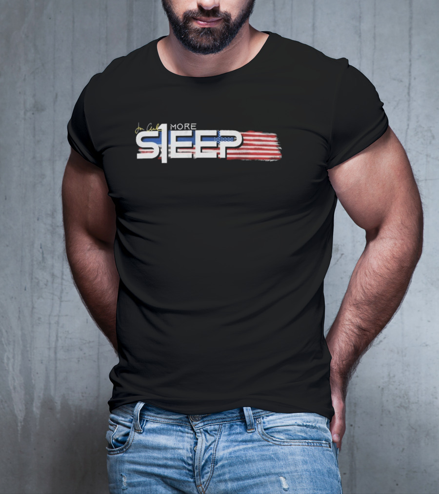 Jon Anik One More Sleep USA Flag Theme Design T-Shirt
