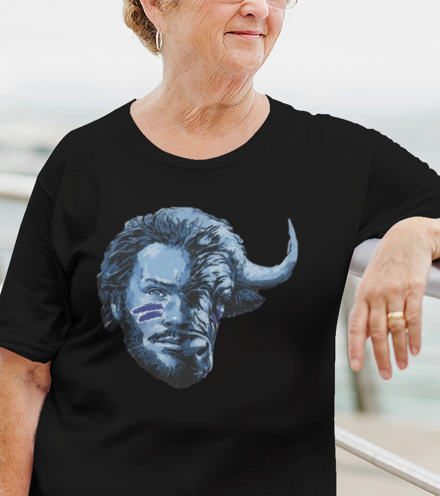 Josh Allen Buffalo Hybrid Face T-Shirt