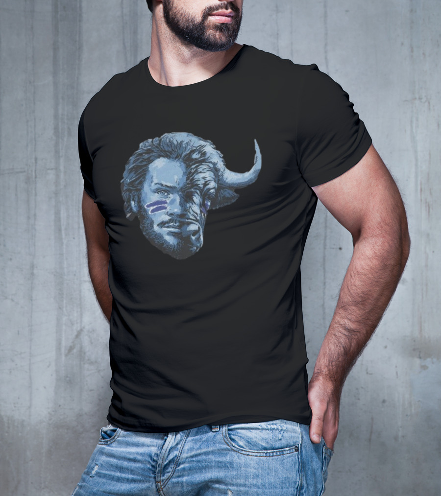 Josh Allen Buffalo Hybrid Face T-Shirt