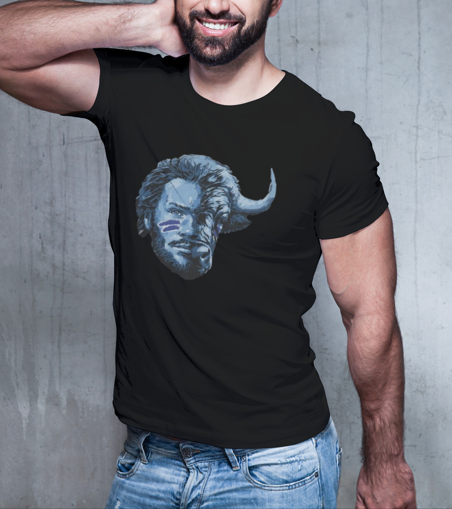 Josh Allen Buffalo Hybrid Face T-Shirt
