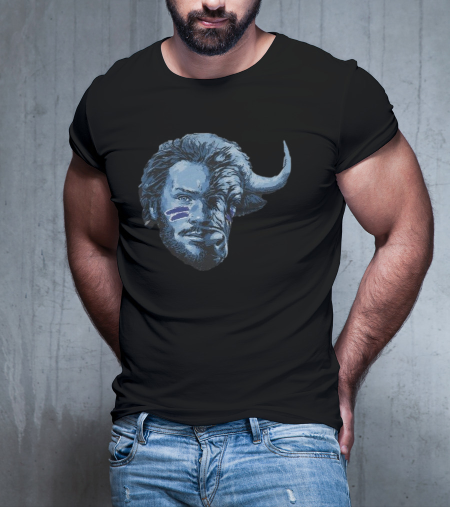 Josh Allen Buffalo Hybrid Face T-Shirt