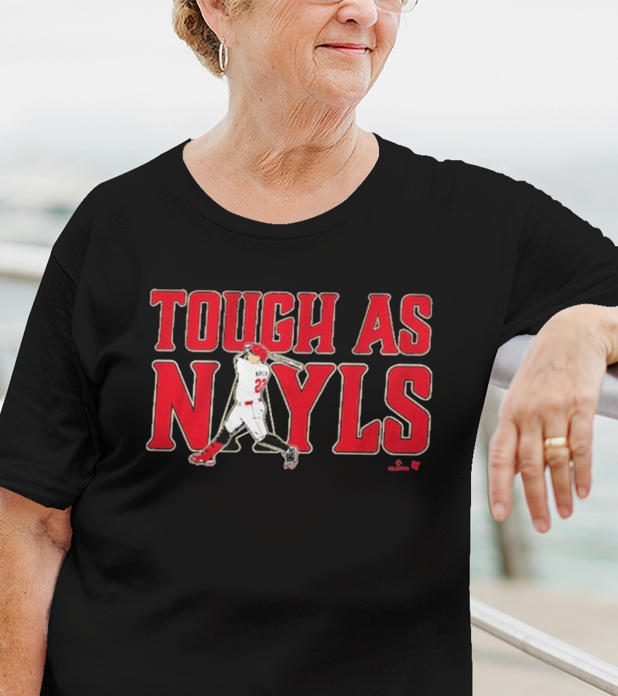 Tough As Nayls Josh Naylor 22 Swing Baseball Player T-Shirt