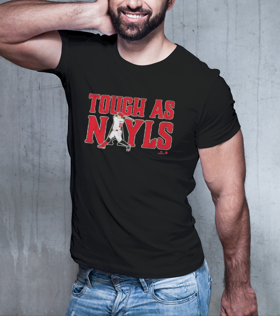 Tough As Nayls Josh Naylor 22 Swing Baseball Player T-Shirt