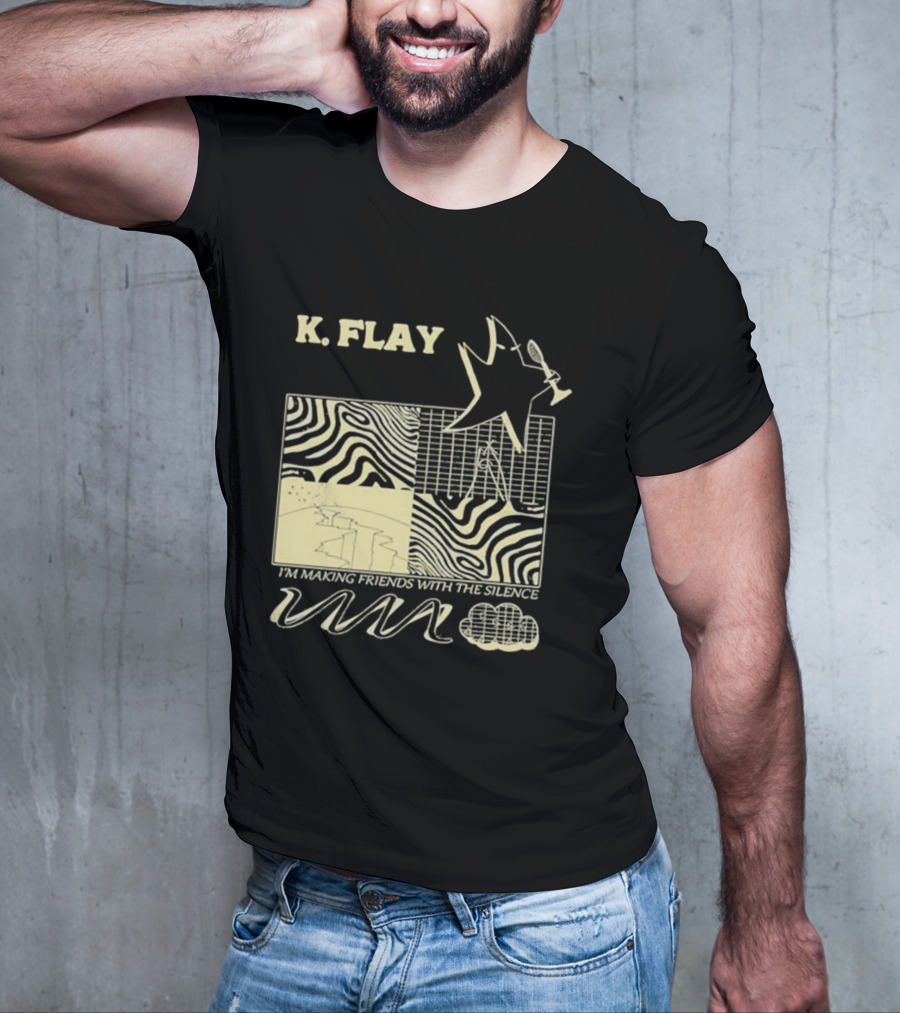 K.Flay I’m Making Friends With Silence Star Pattern 2025 Tour T-Shirt