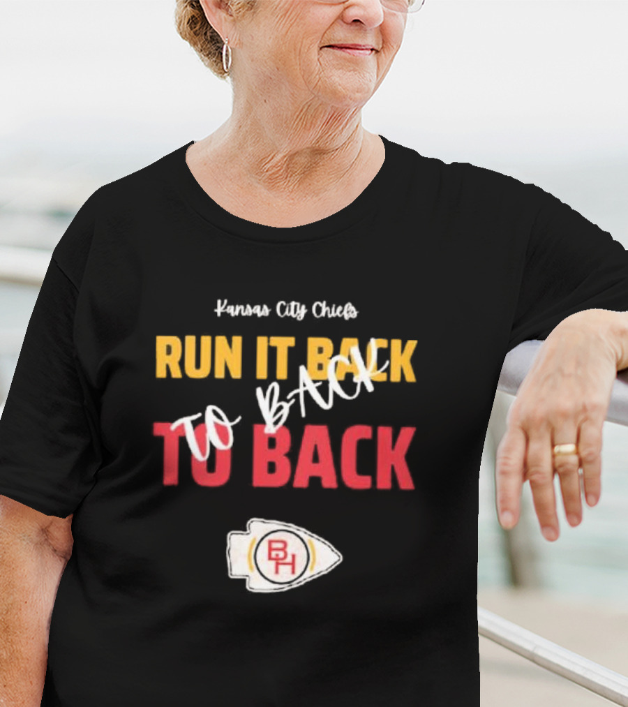 Kansas City Chiefs Run It Back To Back To Back T-Shirt