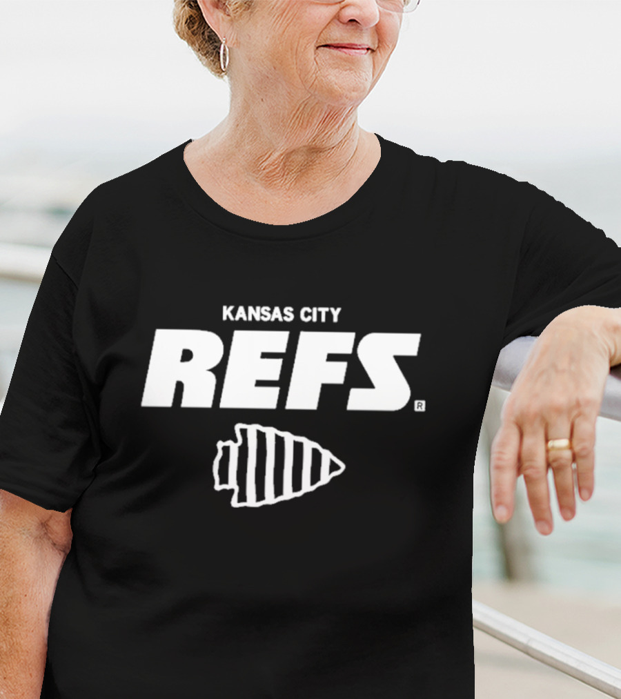 Kansas City Refs Referee Whistle T-Shirt