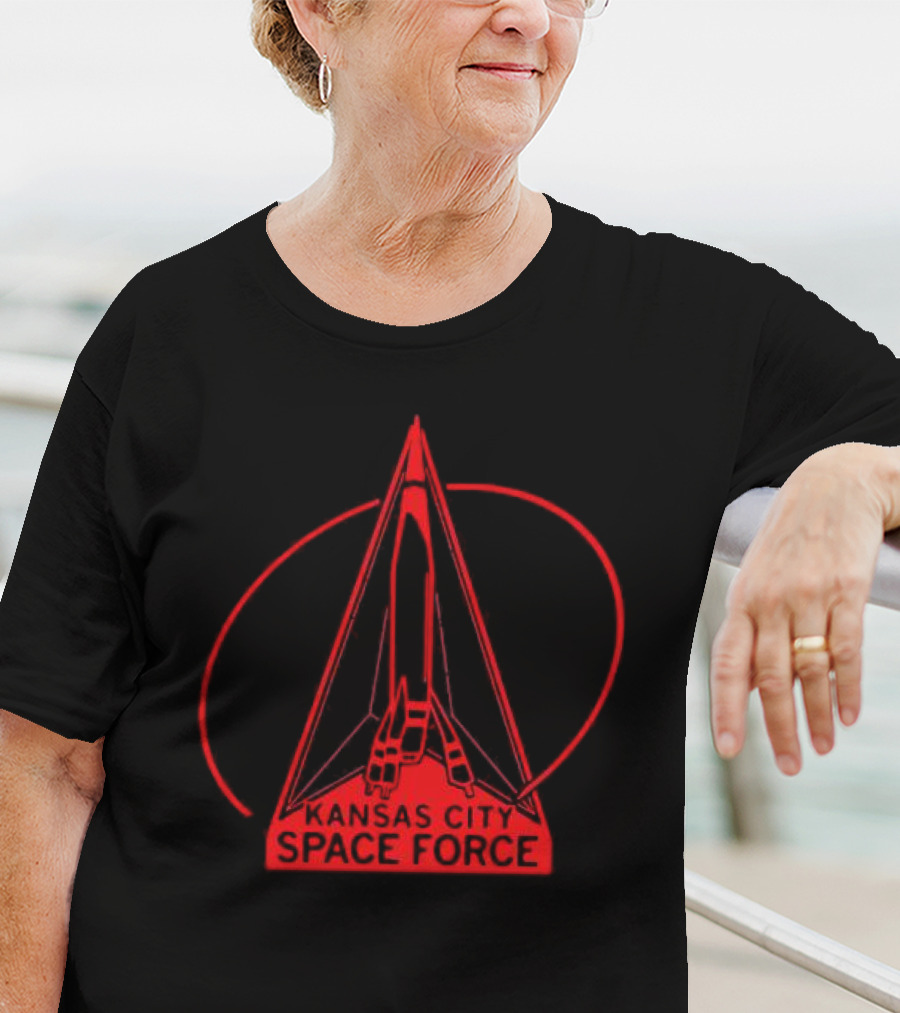 Kansas City Space Force Rocket Emblem T-Shirt