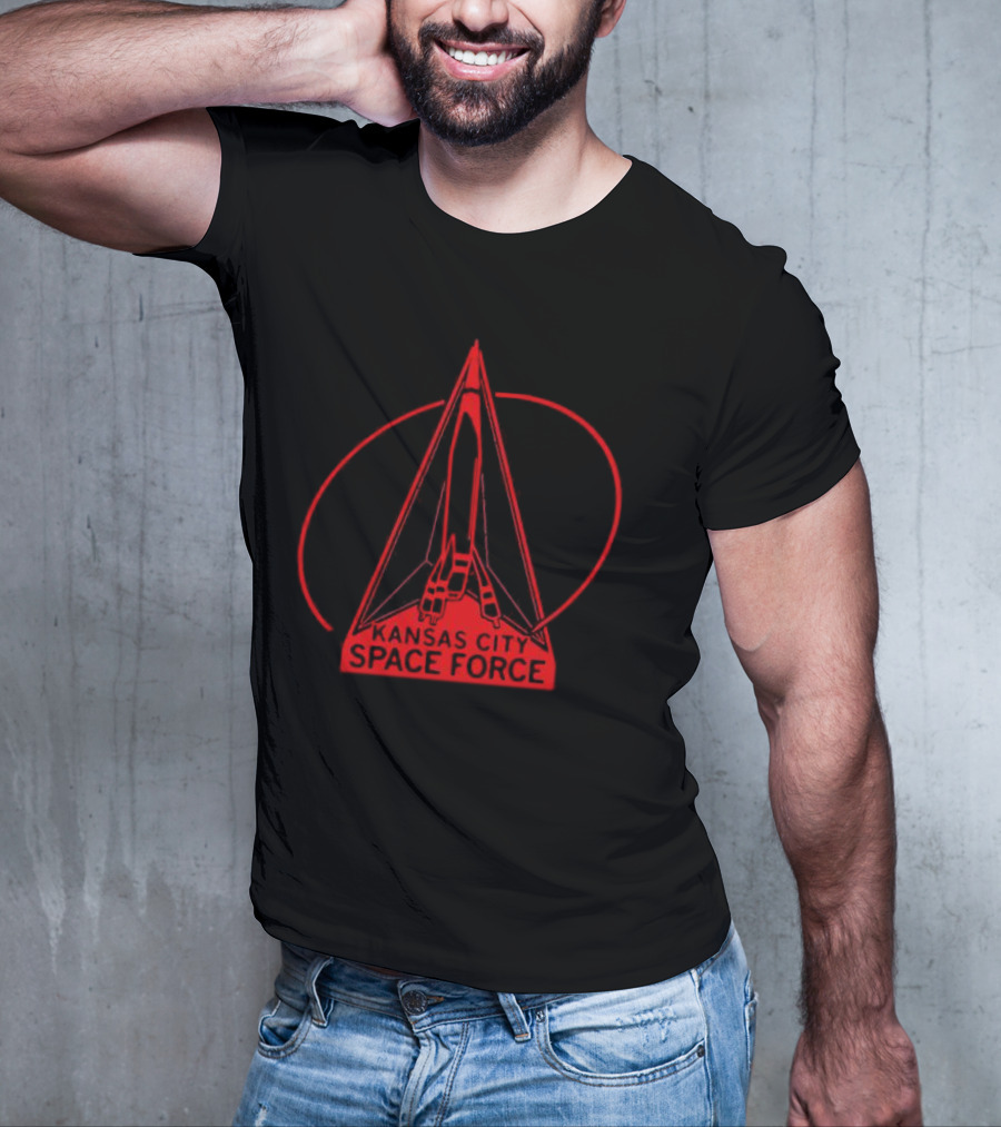 Kansas City Space Force Rocket Emblem T-Shirt