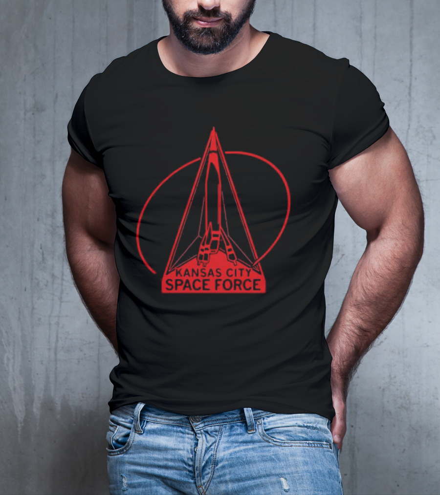 Kansas City Space Force Rocket Emblem T-Shirt