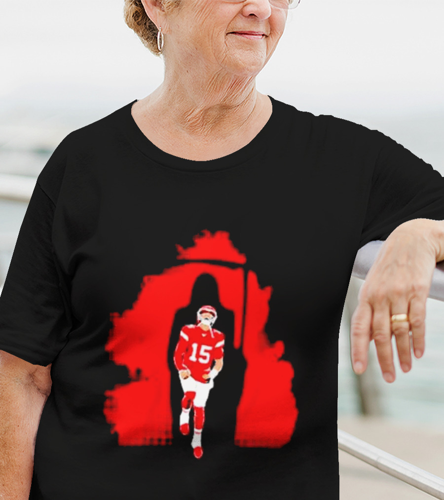 KC Chiefs Patrick Mahomes Shadow 15 Reaper T-Shirt