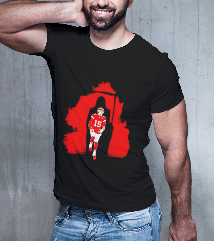 KC Chiefs Patrick Mahomes Shadow 15 Reaper T-Shirt