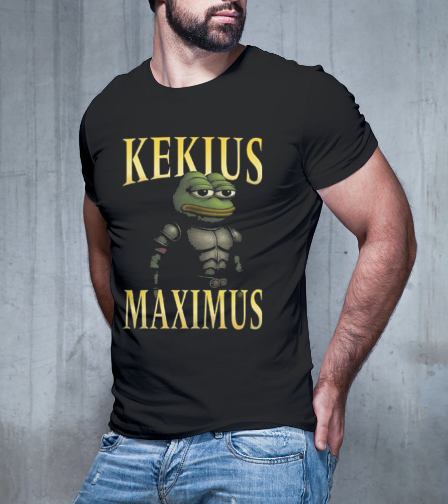Kekius Maximus Gladiator Frog Armor T-Shirt