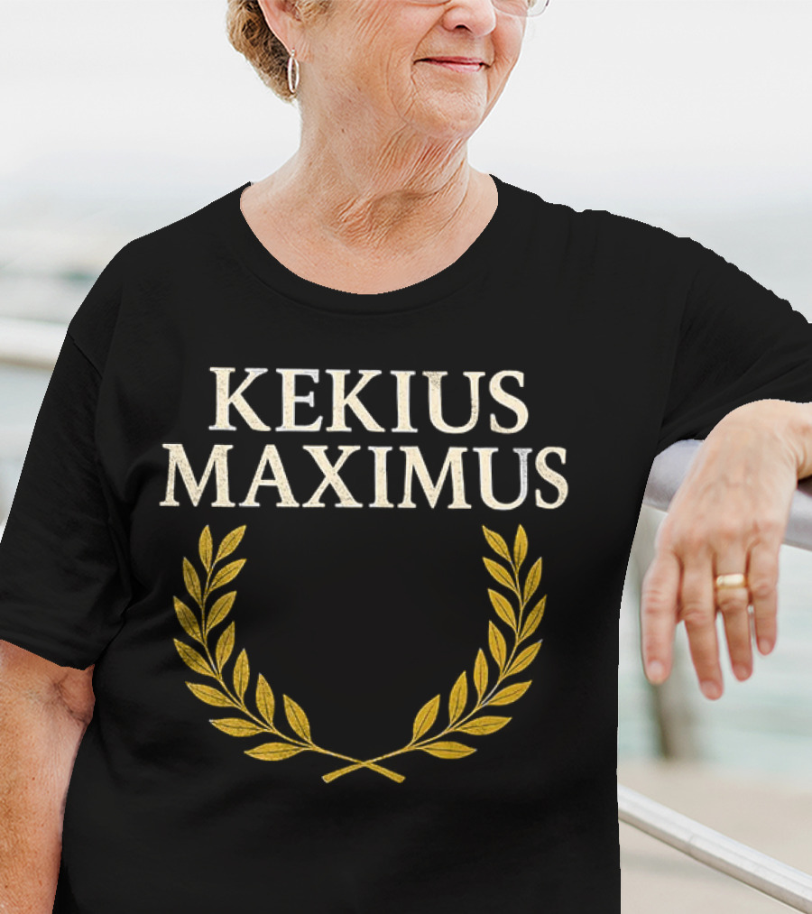 Kekius Maximus Laurel Wreath Emblem T-Shirt