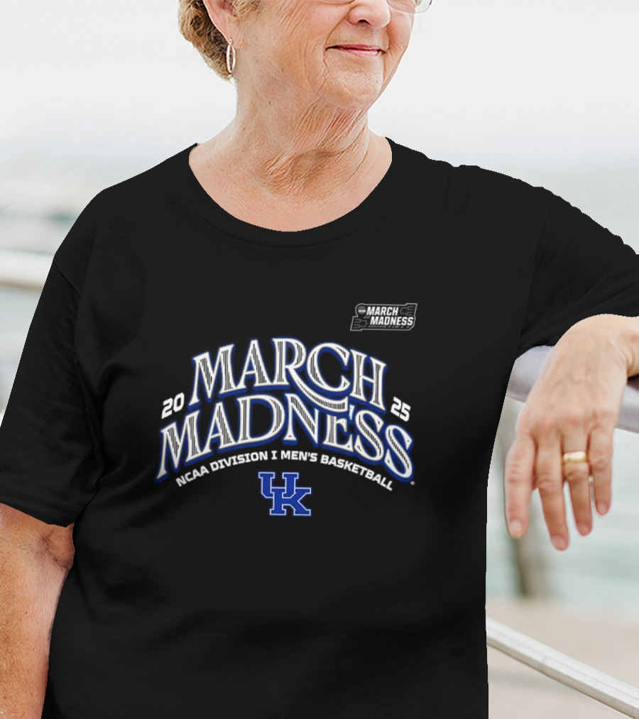 NCAA Division I Kentucky Men's Basketball 2025 March Madness T-Shirt