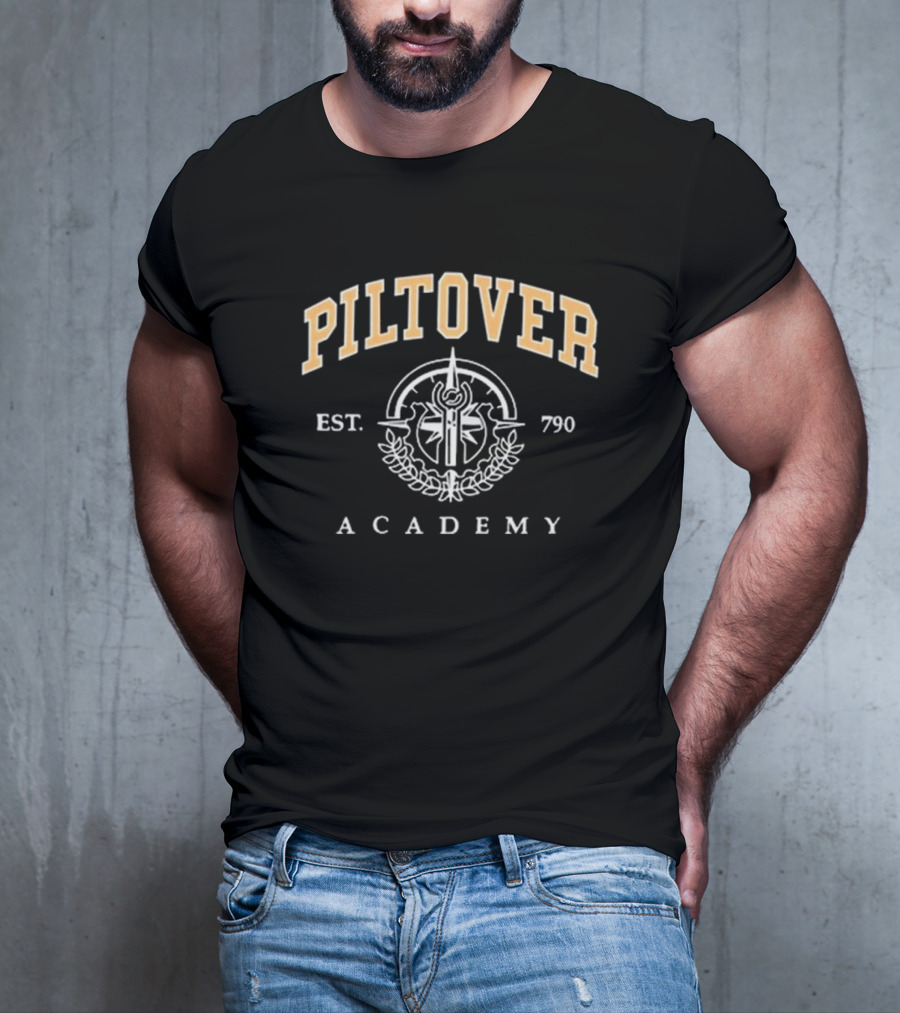Piltover Academy University Est 790 Emblem T-Shirt