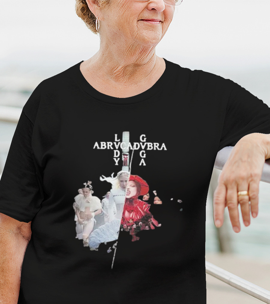 Lady Gaga Abracadabra Collage Fashion Art Style T-Shirt