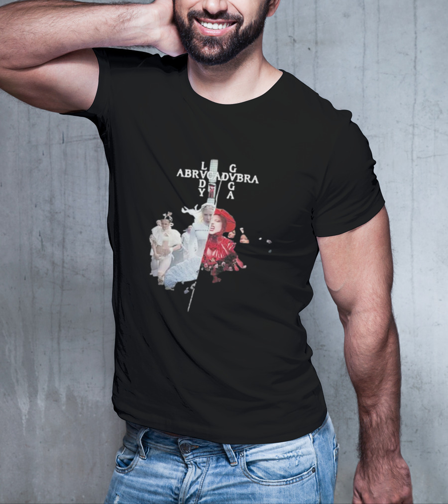 Lady Gaga Abracadabra Collage Fashion Art Style T-Shirt