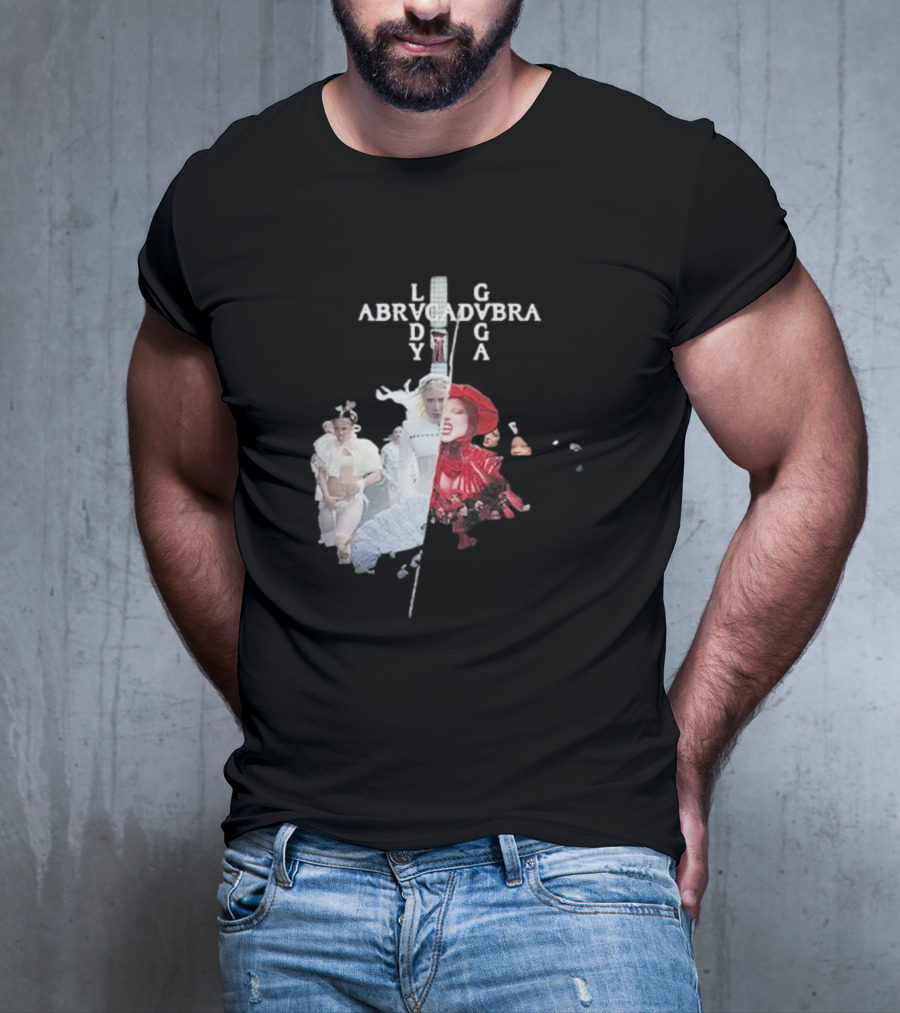 Lady Gaga Abracadabra Collage Fashion Art Style T-Shirt