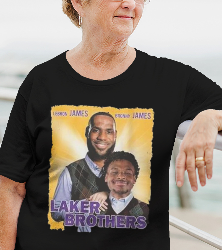 LEBRON JAMES BRONNY JAMES LAKER BROTHERS T-Shirt