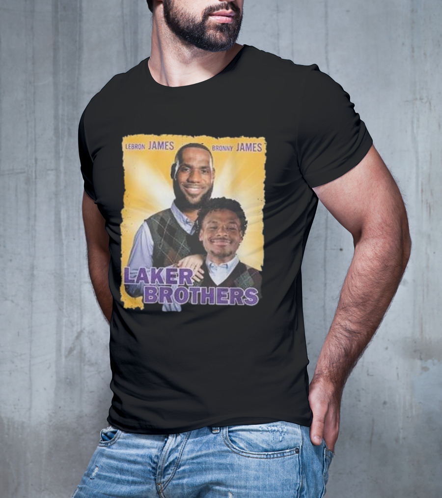 LEBRON JAMES BRONNY JAMES LAKER BROTHERS T-Shirt
