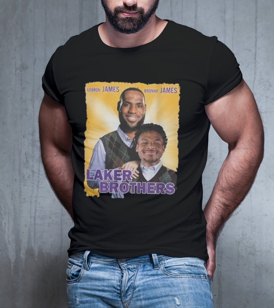 LEBRON JAMES BRONNY JAMES LAKER BROTHERS T-Shirt