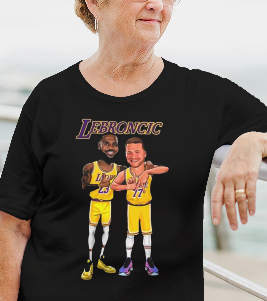 LeBroncic Los Angeles Lakers LeBron James Luka Dončić All Day Everyday T-Shirt