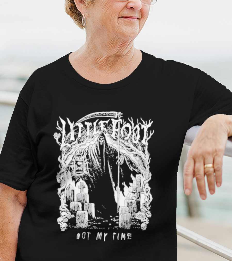 Little Foot Not My Time Diablo Macabre Forest Candle Scene T-Shirt