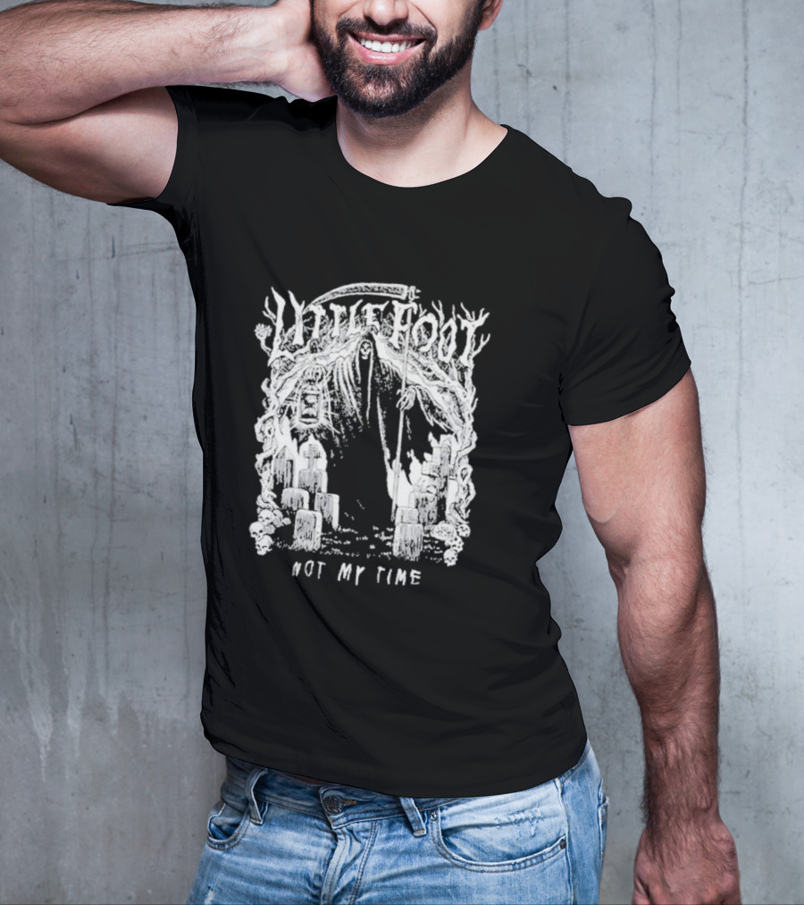 Little Foot Not My Time Diablo Macabre Forest Candle Scene T-Shirt