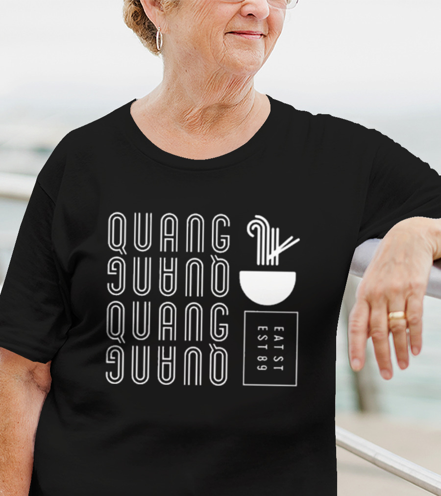 Quang Eat St Est 89 Noodle Bowl Pattern T-Shirt