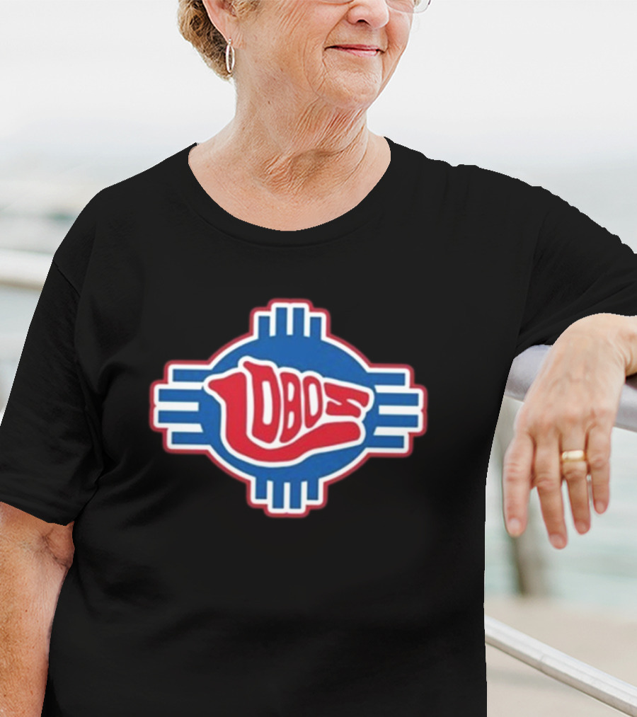Lobo Lobos Zia Symbol Design T-Shirt