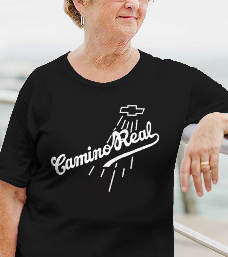 Los Angeles Dodgers Teoscar Hernandez Camino Real Chevrolet Logo T-Shirt
