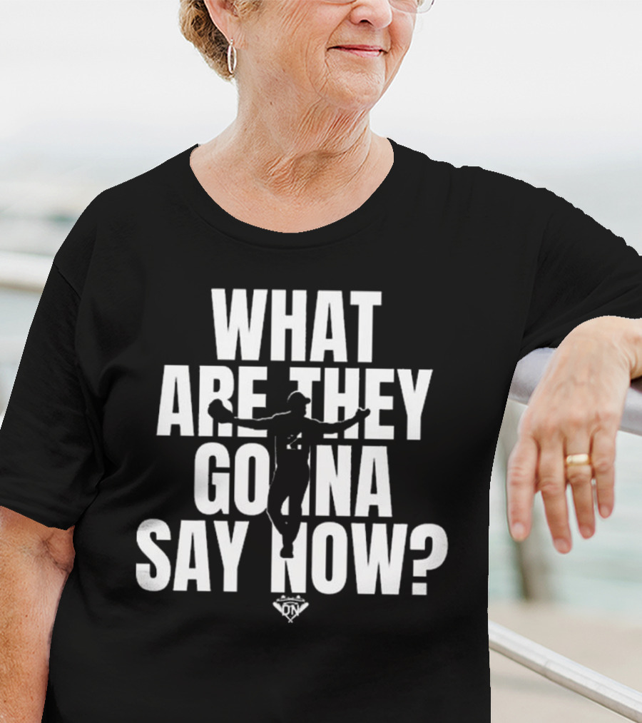 Los Angeles Dodgers What Are They Gonna Say Now Player Silhouette T-Shirt