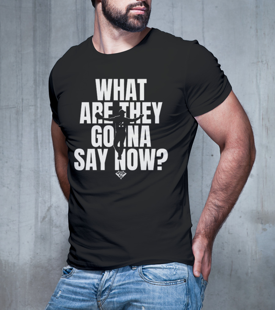 Los Angeles Dodgers What Are They Gonna Say Now Player Silhouette T-Shirt