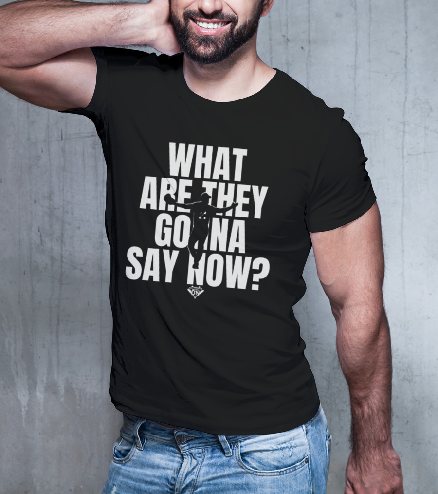 Los Angeles Dodgers What Are They Gonna Say Now Player Silhouette T-Shirt