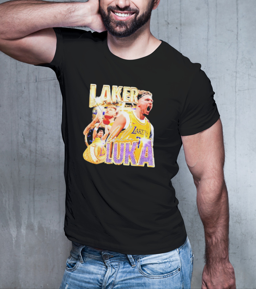Laker Luka Doncic Lakers Basketball Vintage Style T-Shirt