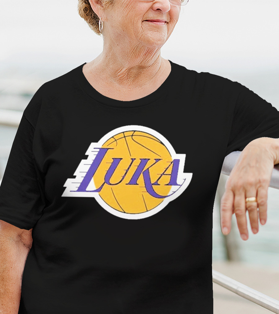 Luka Los Angeles Showtime Basketball-Inspired T-Shirt
