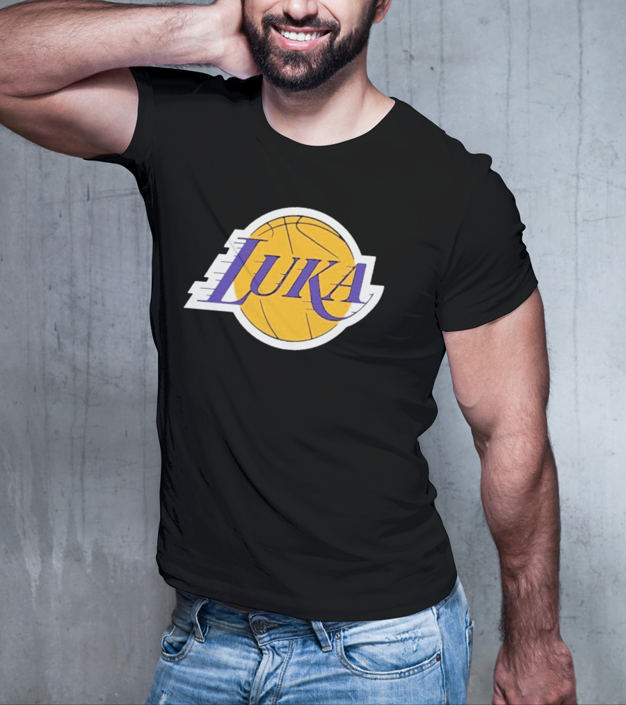 Luka Los Angeles Showtime Basketball-Inspired T-Shirt
